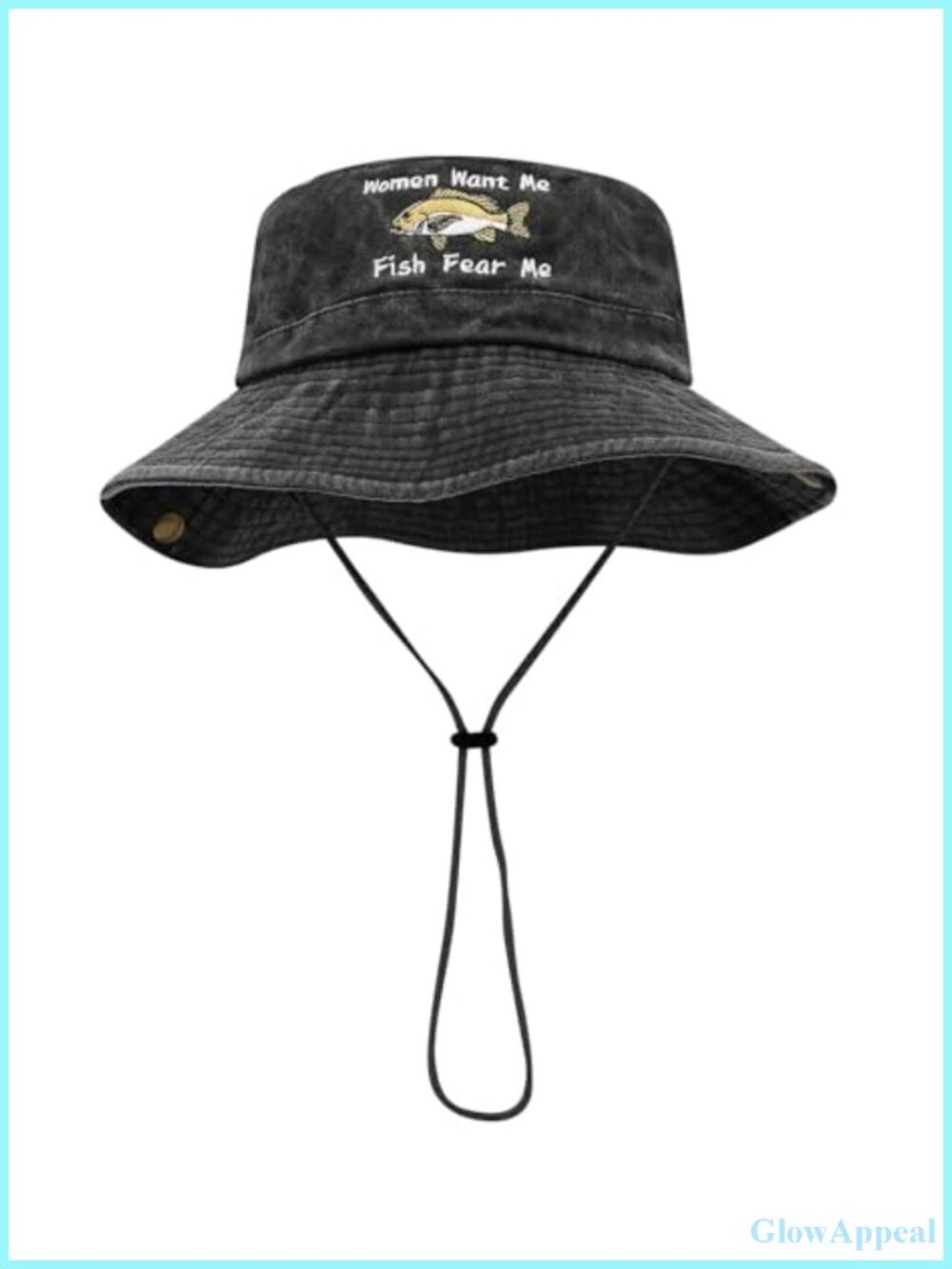 Cotton Bucket Hat Sun Protection Fishing Hiking Adventure Cap